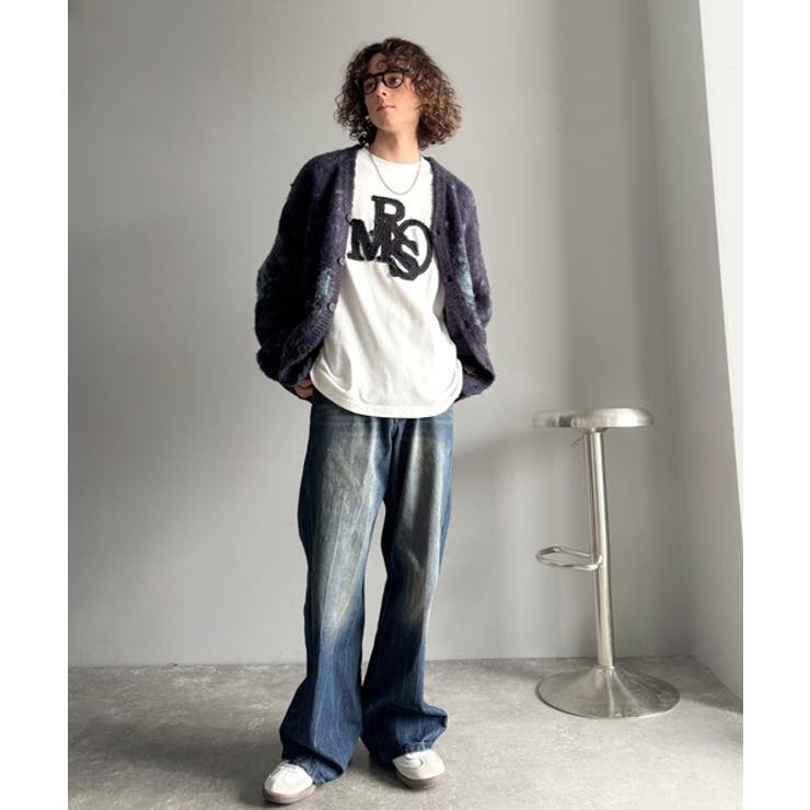 「一軍確定。」フリンジパッチワーク使いリラックスTシャツ Fringe and | Classical Elf Men | 詳細画像5 