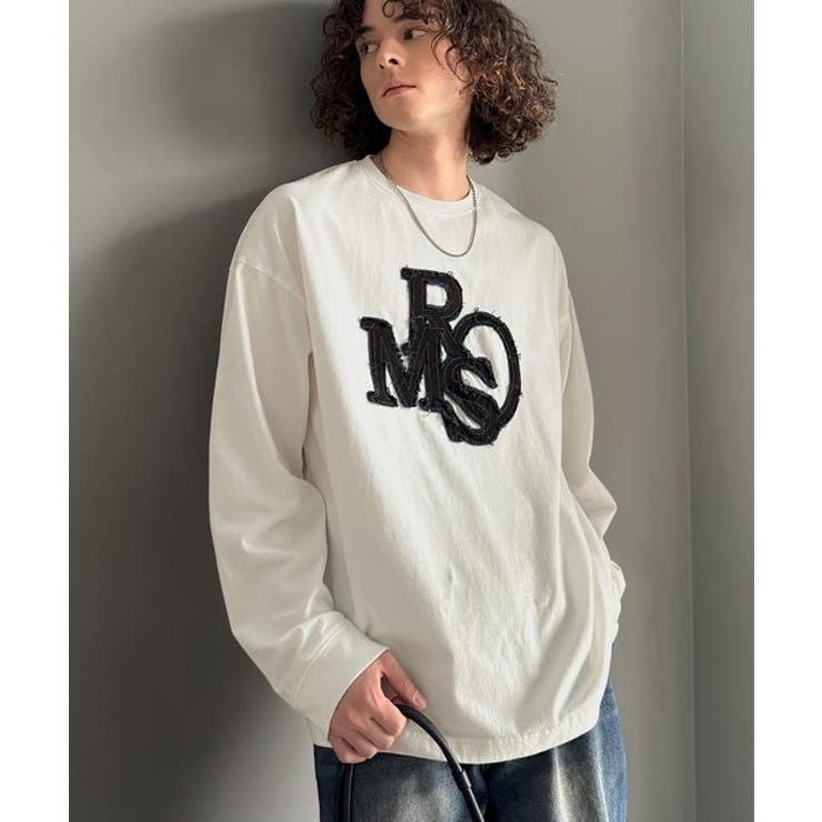 「一軍確定。」フリンジパッチワーク使いリラックスTシャツ Fringe and | Classical Elf Men | 詳細画像6 