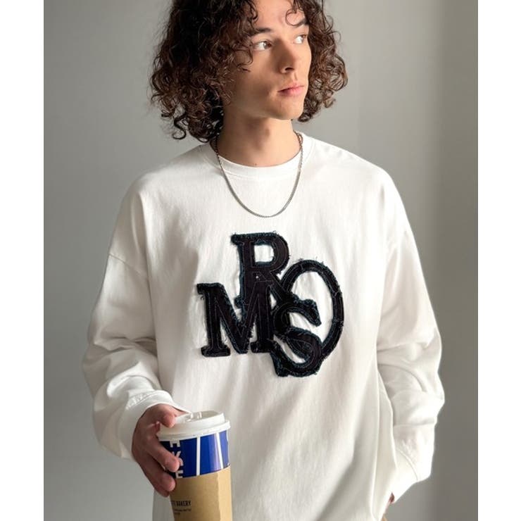 「一軍確定。」フリンジパッチワーク使いリラックスTシャツ Fringe and | Classical Elf Men | 詳細画像7 