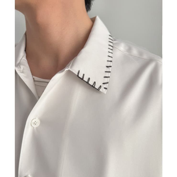 【接触冷感機能付き】サガラ刺繍フラワーステッチシャツ Cool Touch | Classical Elf Men | 詳細画像47 