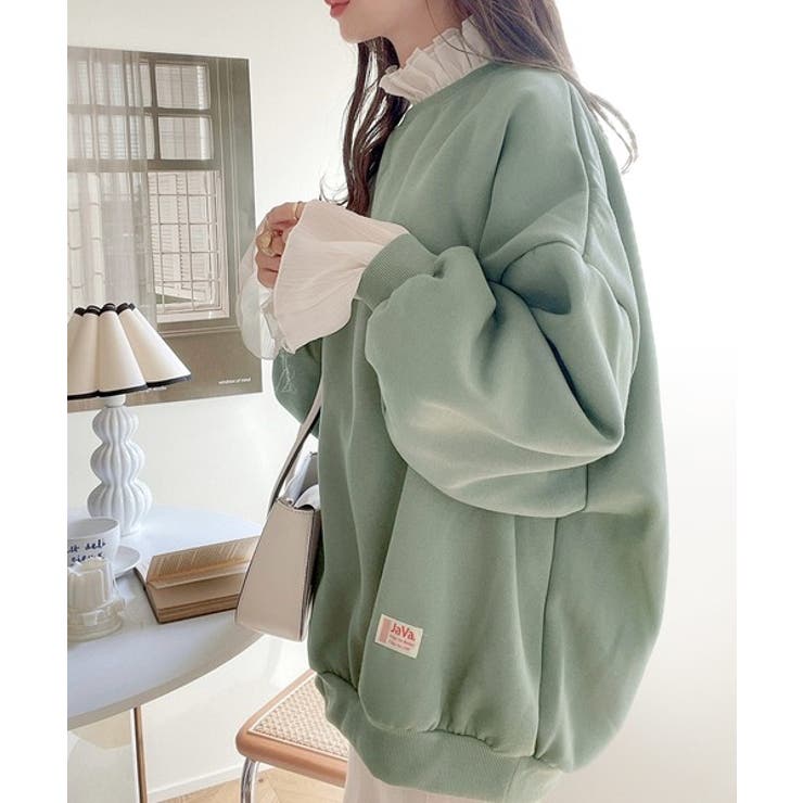 ボリューム袖 裏起毛ビッグシルエットトレーナー(長袖) | Classical Elf  | 詳細画像19 