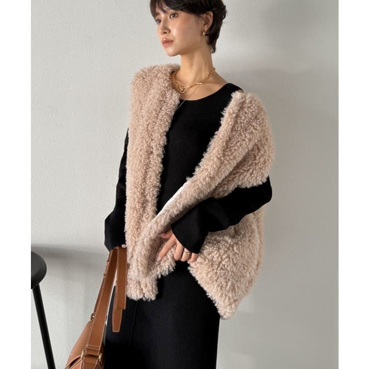 ヘルシーに大人の肌魅せ。肩開きニットワンピース | Classical Elf  | 詳細画像11 