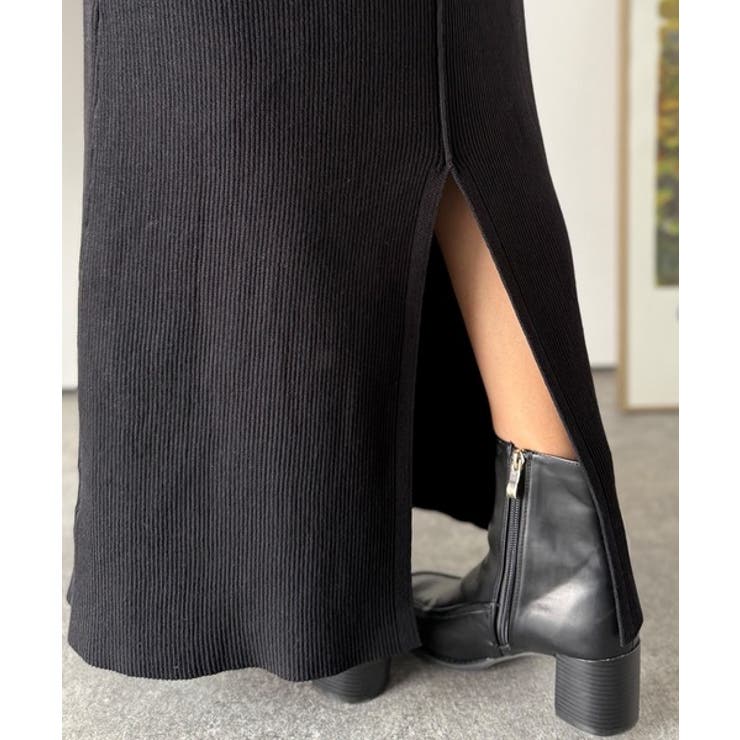 ヘルシーに大人の肌魅せ。肩開きニットワンピース | Classical Elf  | 詳細画像23 