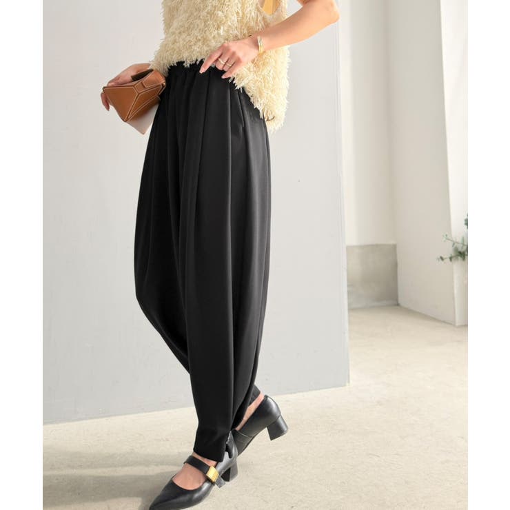 ブラック | 【Classical Evon】ディティールの一癖が、自信をくれる。タックボリュ… | Classical Elf 