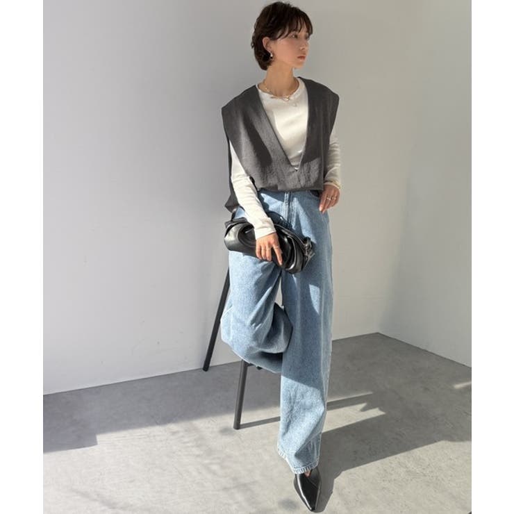 【Classical Evon】シンプルな品をまとう。リネンタッチベスト（Vネッ… | Classical Elf  | 詳細画像22 