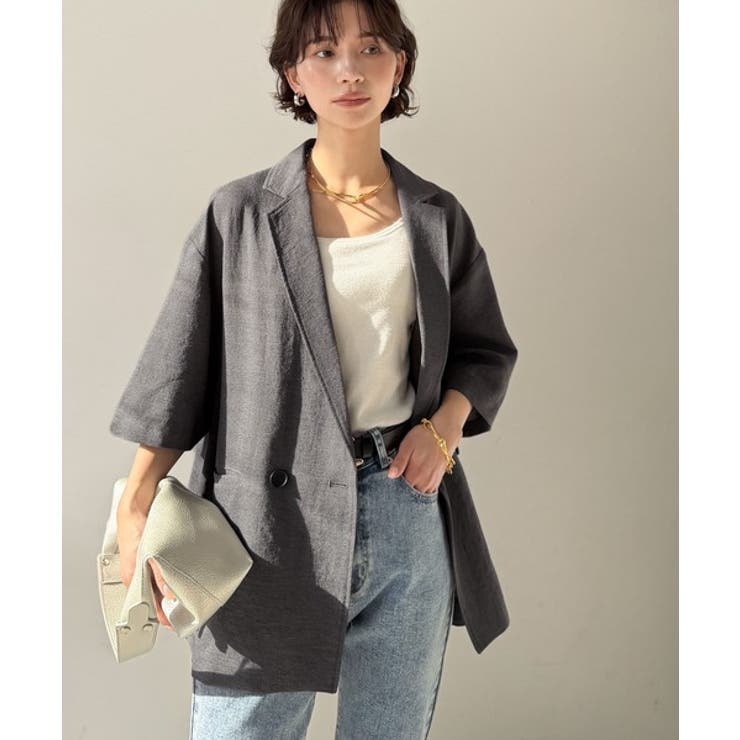 【Classical Evon】さらりと整う、余裕。リネンタッチジャケット（セッ… | Classical Elf  | 詳細画像16 