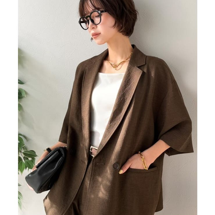 【Classical Evon】さらりと整う、余裕。リネンタッチジャケット（セッ… | Classical Elf  | 詳細画像27 