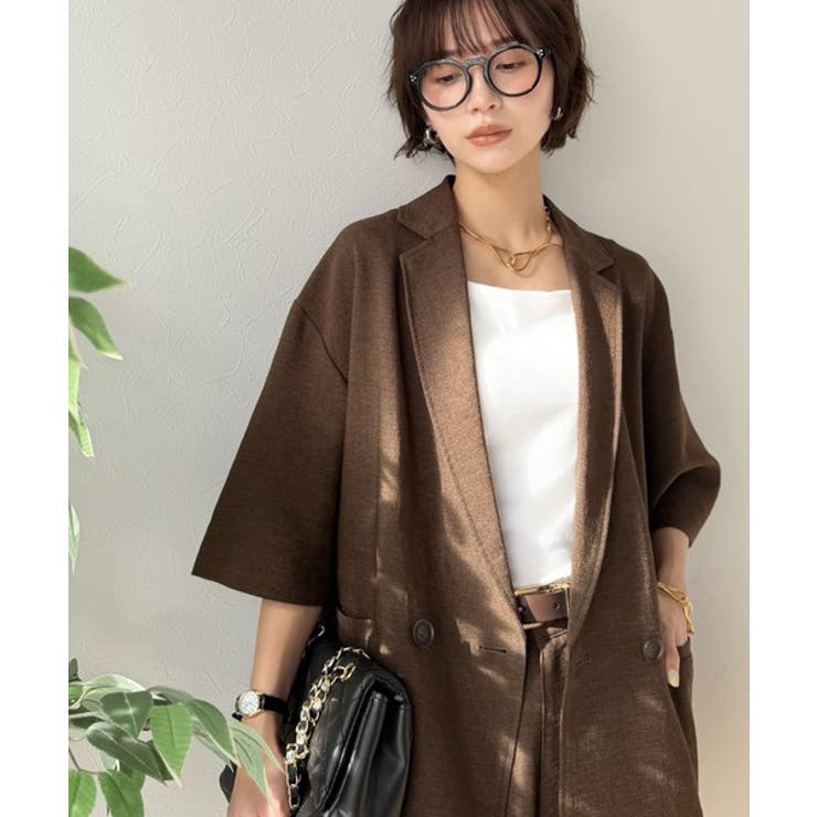 【Classical Evon】さらりと整う、余裕。リネンタッチジャケット（セッ… | Classical Elf  | 詳細画像31 