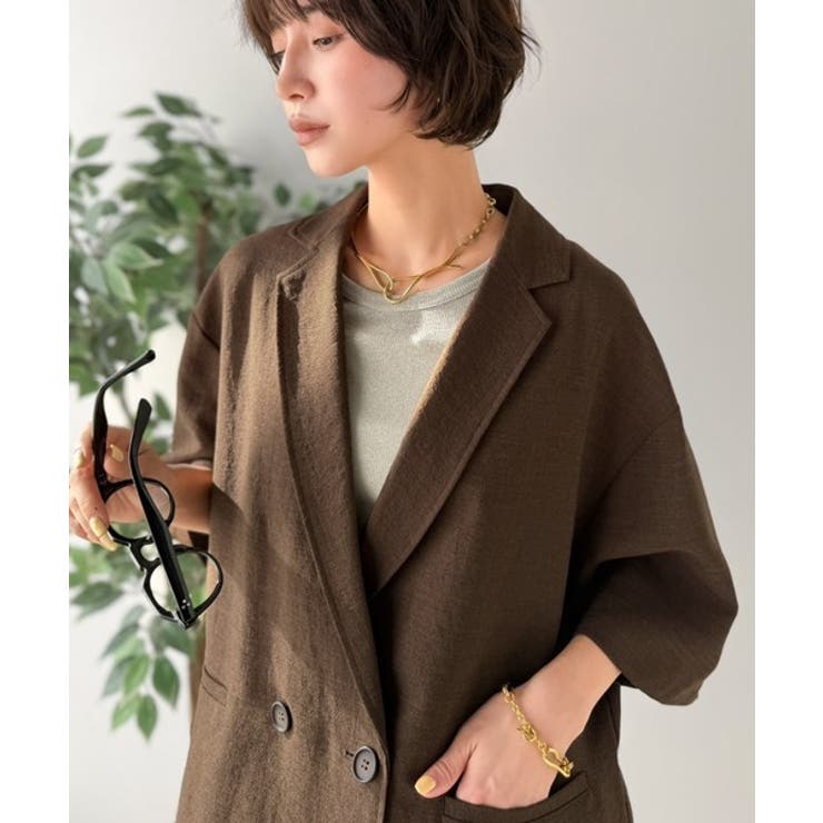 【Classical Evon】さらりと整う、余裕。リネンタッチジャケット（セッ… | Classical Elf  | 詳細画像35 