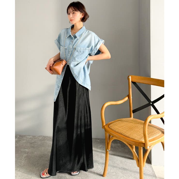 【Classical Evon】上品な落ち感で魅せる、サテンの美しさ。ウエストギ… | Classical Elf  | 詳細画像7 