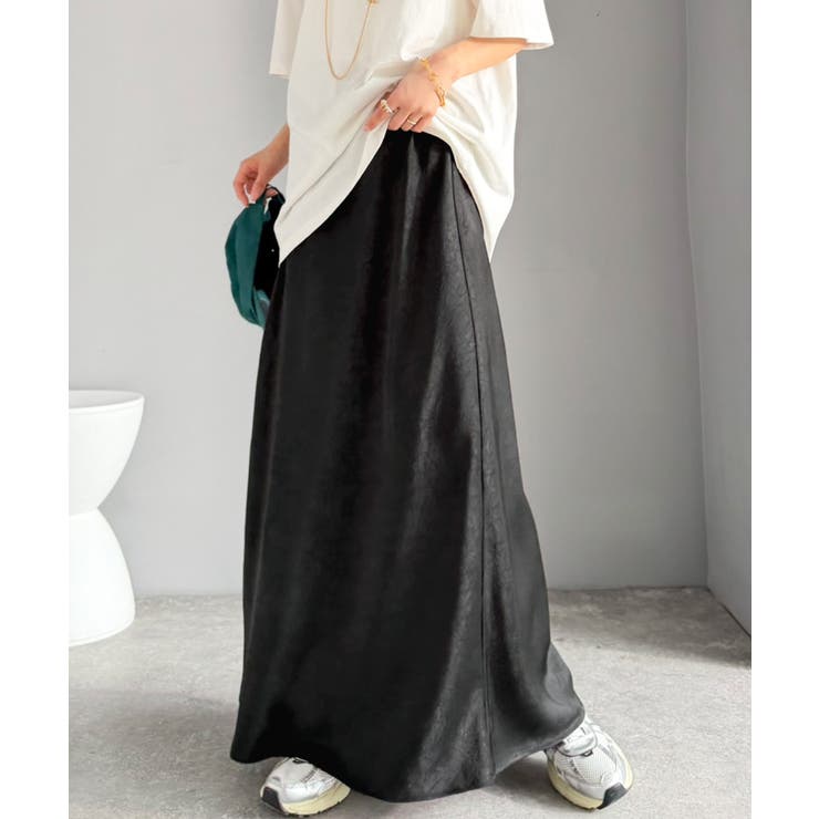 【Classical Evon】上品な落ち感で魅せる、サテンの美しさ。ウエストギ… | Classical Elf  | 詳細画像9 