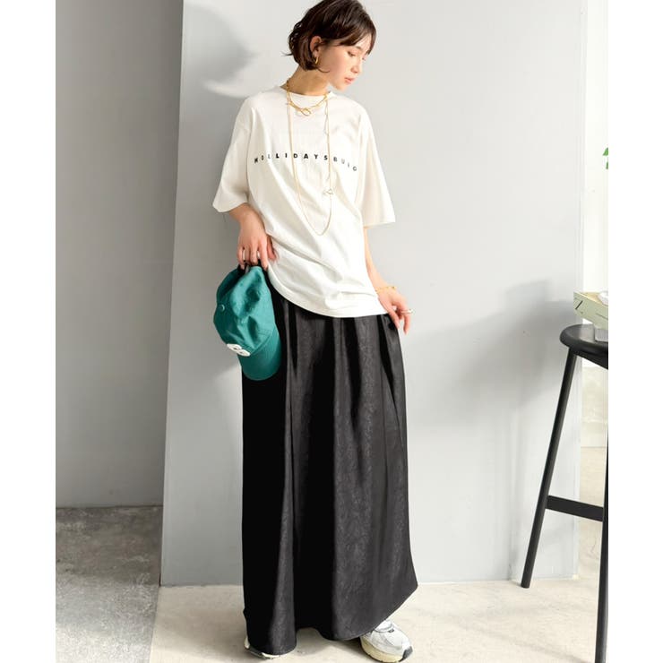 【Classical Evon】上品な落ち感で魅せる、サテンの美しさ。ウエストギ… | Classical Elf  | 詳細画像10 