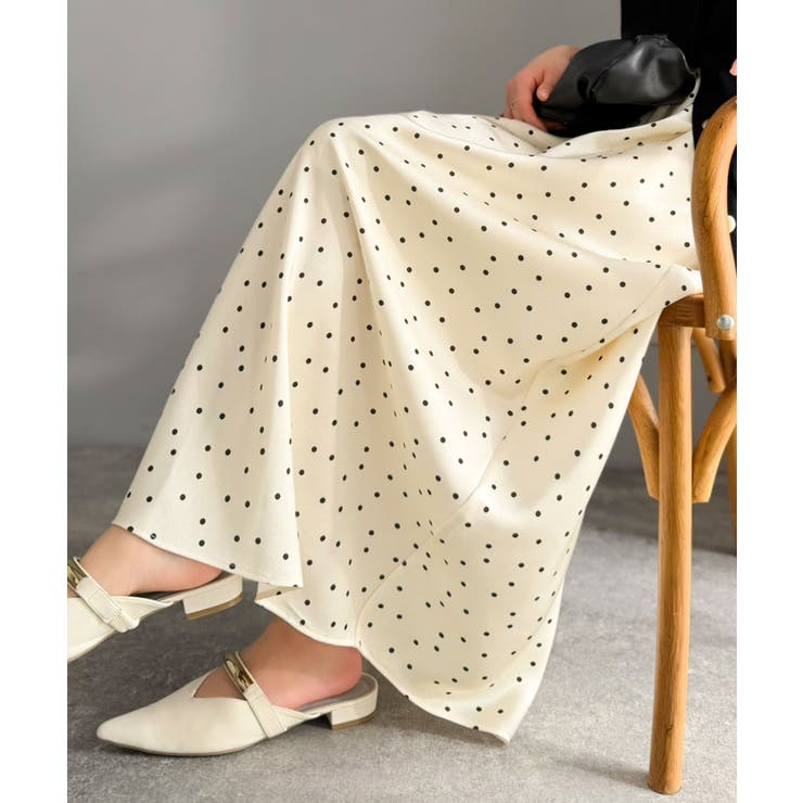 【Classical Evon】上品な落ち感で魅せる、サテンの美しさ。ウエストギ… | Classical Elf  | 詳細画像35 