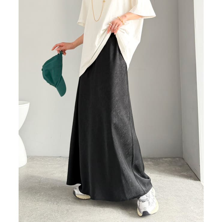 【Classical Evon】上品な落ち感で魅せる、サテンの美しさ。ウエストギ… | Classical Elf  | 詳細画像1 