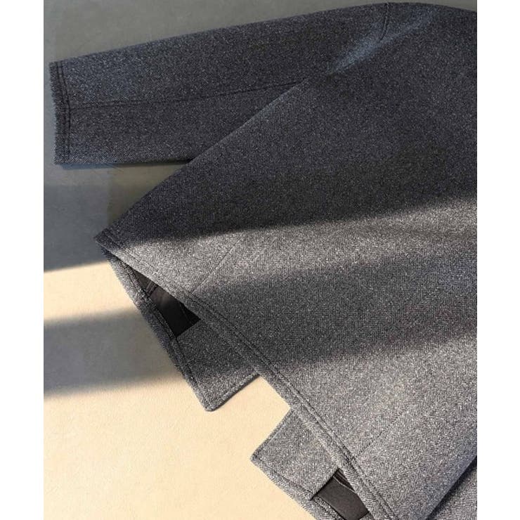 端正な佇まいが導く上品スタイル。ツイードボンディング金釦ノーカラージャケット | Classical Elf  | 詳細画像30 