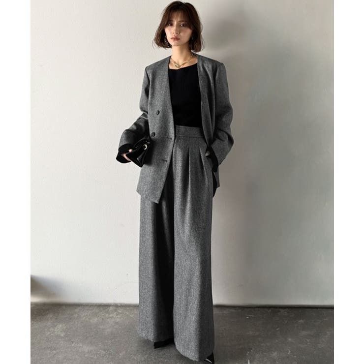 【Classical Evon】オンもオフも、品よくモードに。ヘリンボーン2タッ… | Classical Elf  | 詳細画像9 