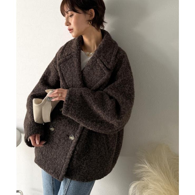 雪のようにやさしい肌触りで、大人のきちんと感を演出。軽やかブークレPコート | Classical Elf  | 詳細画像16 