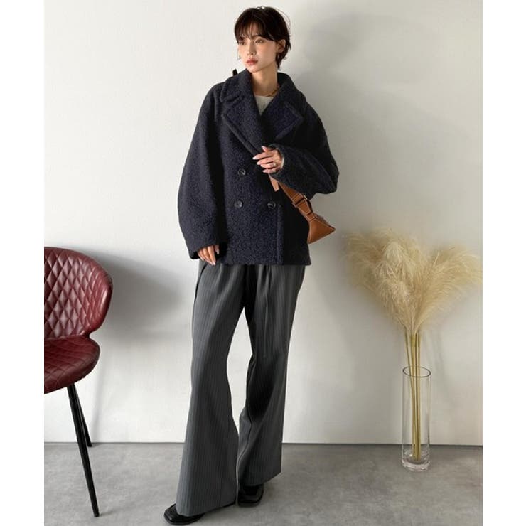 雪のようにやさしい肌触りで、大人のきちんと感を演出。軽やかブークレPコート | Classical Elf  | 詳細画像23 