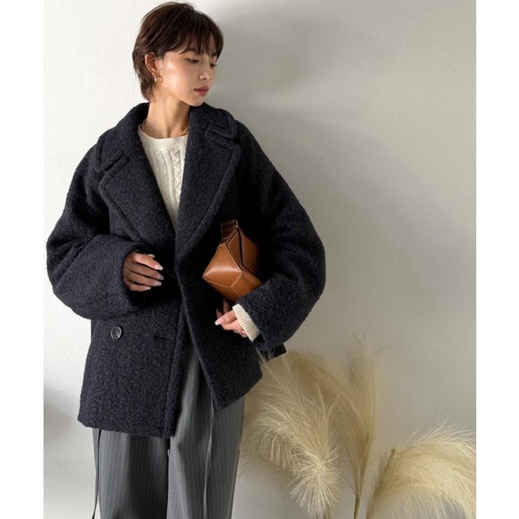 雪のようにやさしい肌触りで、大人のきちんと感を演出。軽やかブークレPコート | Classical Elf  | 詳細画像30 