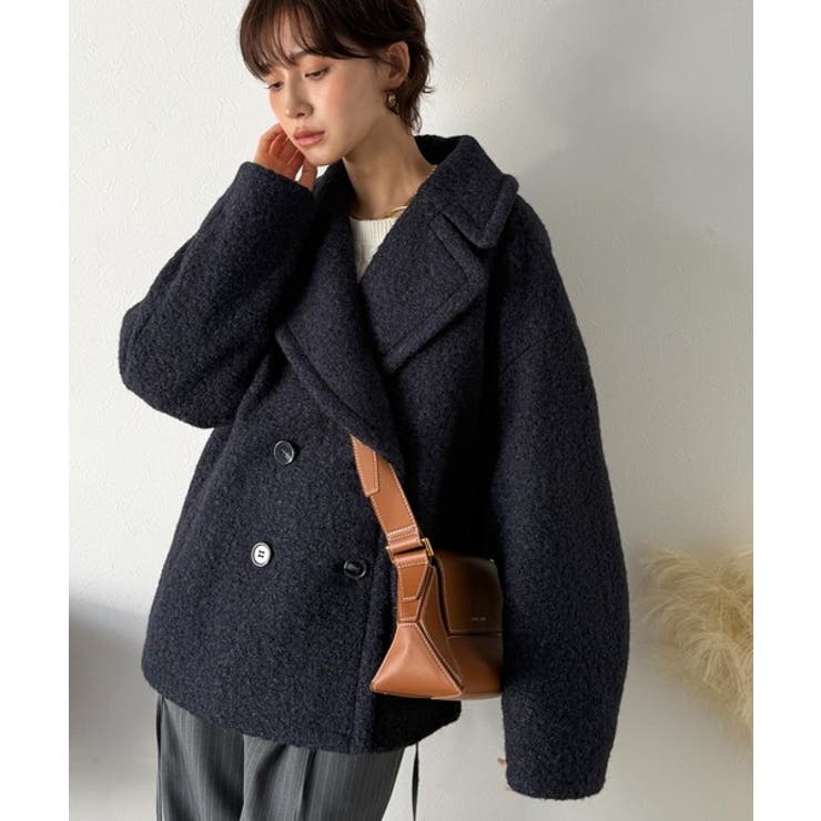 雪のようにやさしい肌触りで、大人のきちんと感を演出。軽やかブークレPコート | Classical Elf  | 詳細画像31 