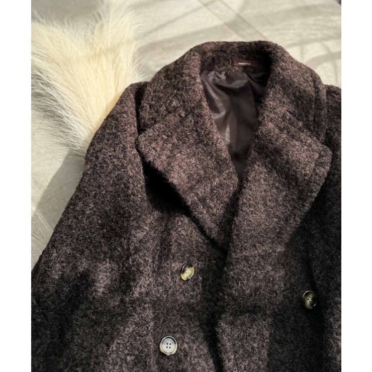 雪のようにやさしい肌触りで、大人のきちんと感を演出。軽やかブークレPコート | Classical Elf  | 詳細画像32 