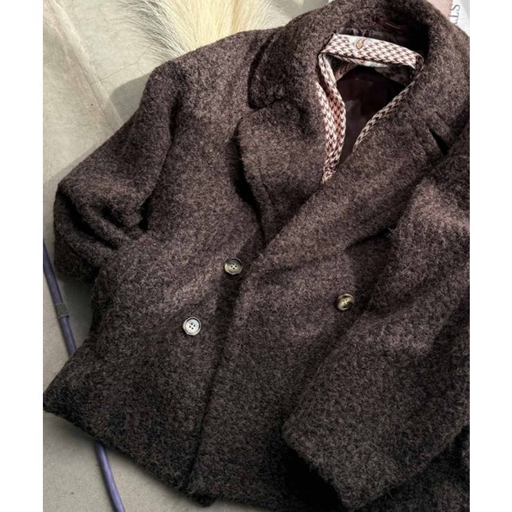 雪のようにやさしい肌触りで、大人のきちんと感を演出。軽やかブークレPコート | Classical Elf  | 詳細画像34 