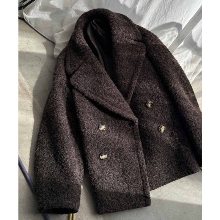 雪のようにやさしい肌触りで、大人のきちんと感を演出。軽やかブークレPコート | Classical Elf  | 詳細画像36 