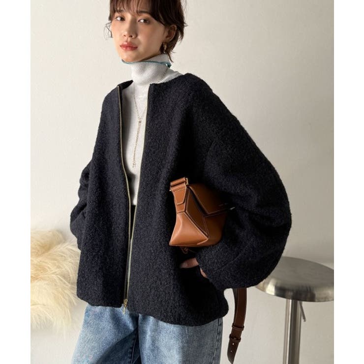 ネイビー | 【Classical Evon】上品さと抜け感を兼ね備えた、大人のためのアウター… | Classical Elf 