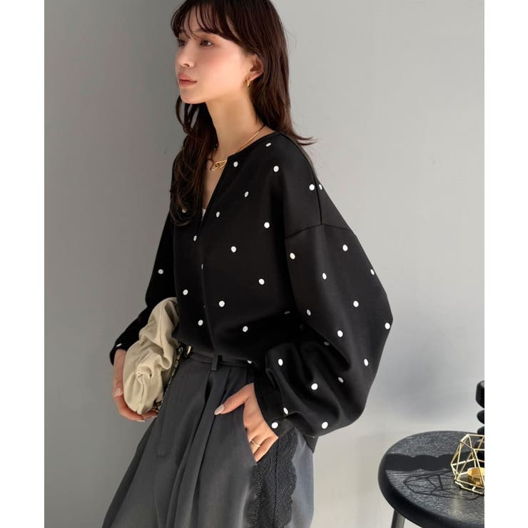 【Classical Evon】甘さ抑えて品よく映える。ドット刺繍袖ぽわんキーネ… | Classical Elf  | 詳細画像8 