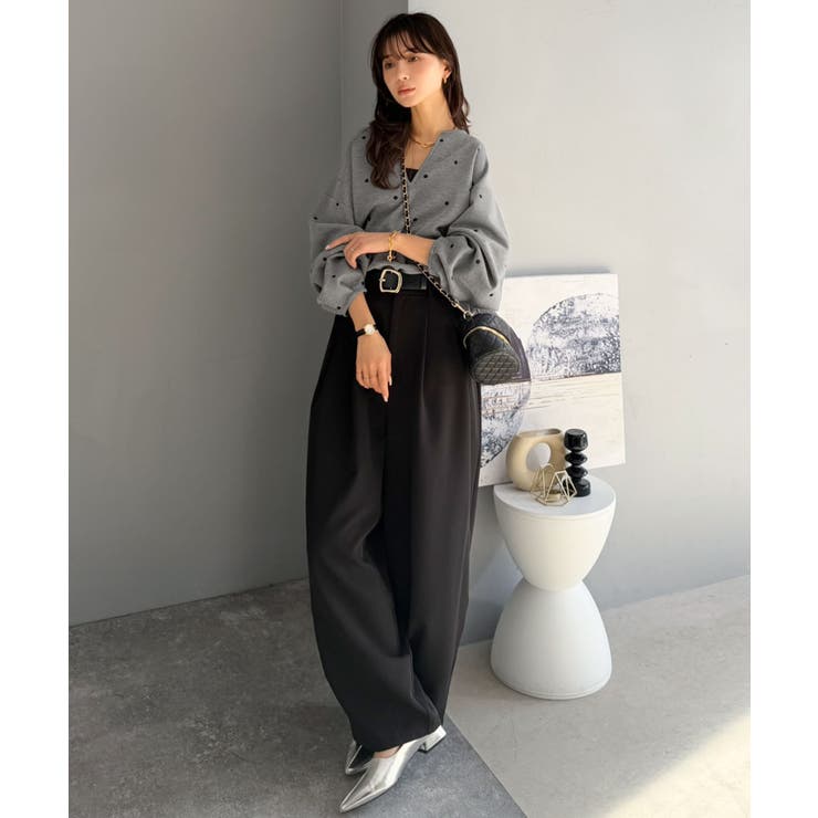 【Classical Evon】甘さ抑えて品よく映える。ドット刺繍袖ぽわんキーネ… | Classical Elf  | 詳細画像18 