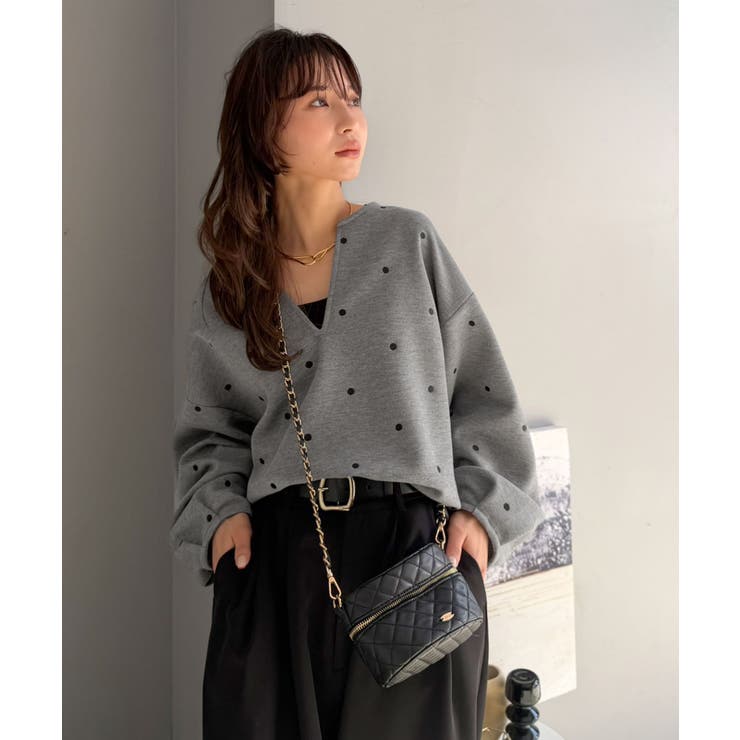 【Classical Evon】甘さ抑えて品よく映える。ドット刺繍袖ぽわんキーネ… | Classical Elf  | 詳細画像19 