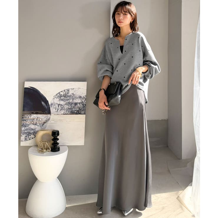 【Classical Evon】甘さ抑えて品よく映える。ドット刺繍袖ぽわんキーネ… | Classical Elf  | 詳細画像23 