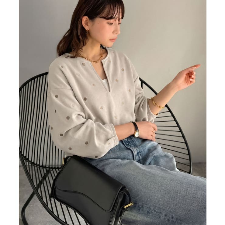 【Classical Evon】甘さ抑えて品よく映える。ドット刺繍袖ぽわんキーネ… | Classical Elf  | 詳細画像25 