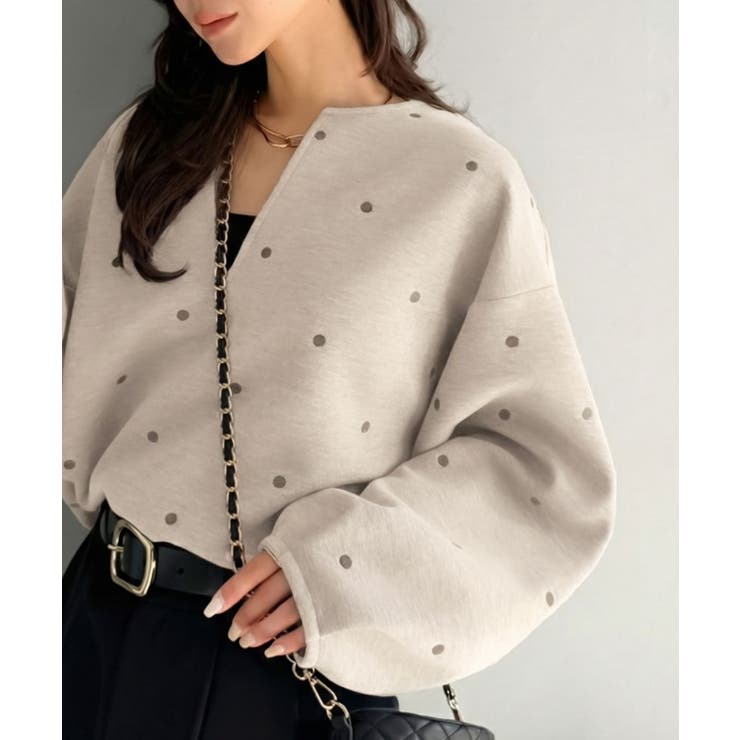 【Classical Evon】甘さ抑えて品よく映える。ドット刺繍袖ぽわんキーネ… | Classical Elf  | 詳細画像27 