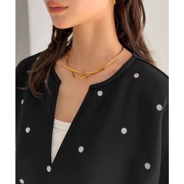 【Classical Evon】甘さ抑えて品よく映える。ドット刺繍袖ぽわんキーネ… | Classical Elf  | 詳細画像30 