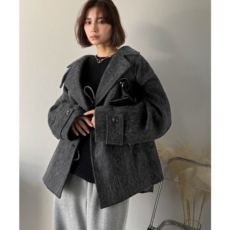 【Classical Evon】気品に溢れ、温もり満たす。シャギーピーコート（ミ… | Classical Elf  | 詳細画像7 