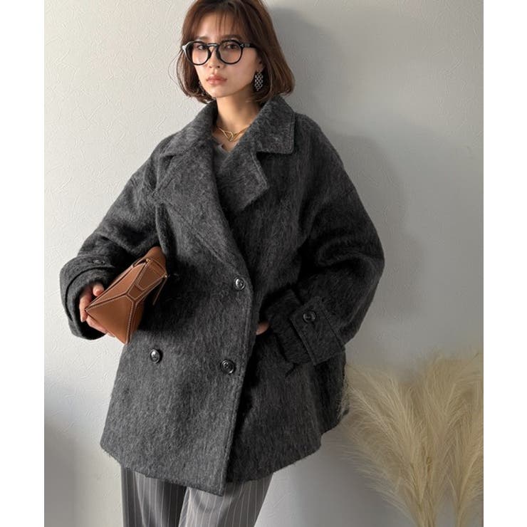 【Classical Evon】気品に溢れ、温もり満たす。シャギーピーコート（ミ… | Classical Elf  | 詳細画像1 