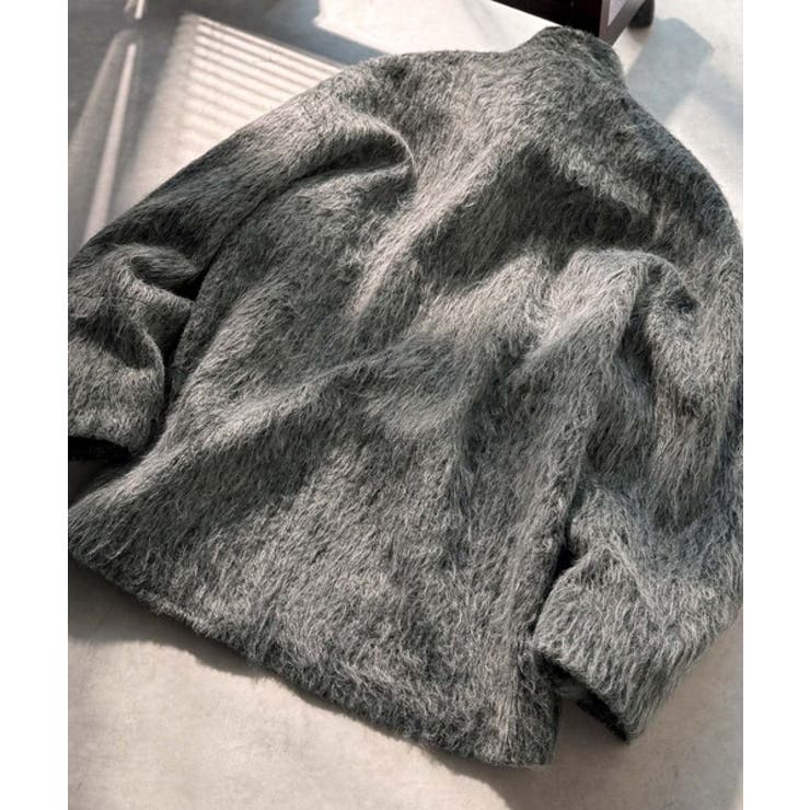 この高級感、思わず手に取りたくなる。シャギーノーカラーコート | Classical Elf  | 詳細画像34 