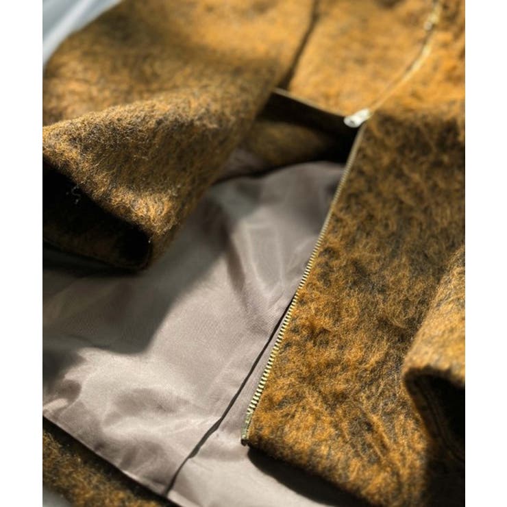 この高級感、思わず手に取りたくなる。シャギーノーカラーコート | Classical Elf  | 詳細画像36 