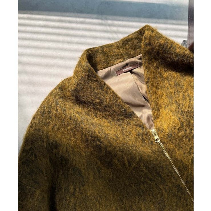 この高級感、思わず手に取りたくなる。シャギーノーカラーコート | Classical Elf  | 詳細画像37 
