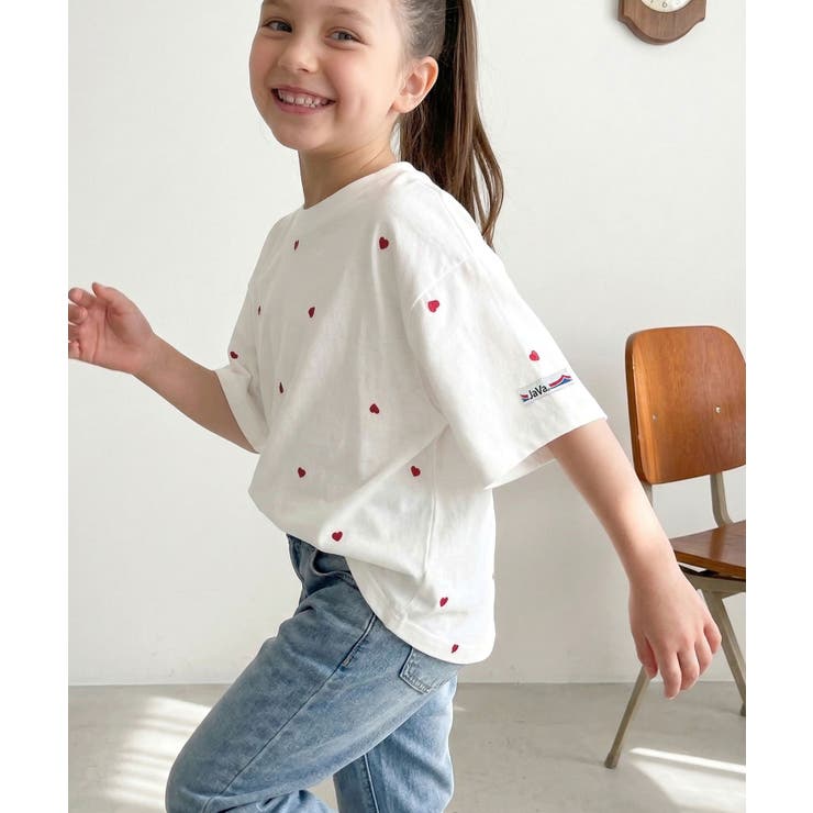 【キッズ】《JaVaジャバコラボ》親子お揃い リンクコーデできちゃう！ミニハート… | Classical Elf kids | 詳細画像4 