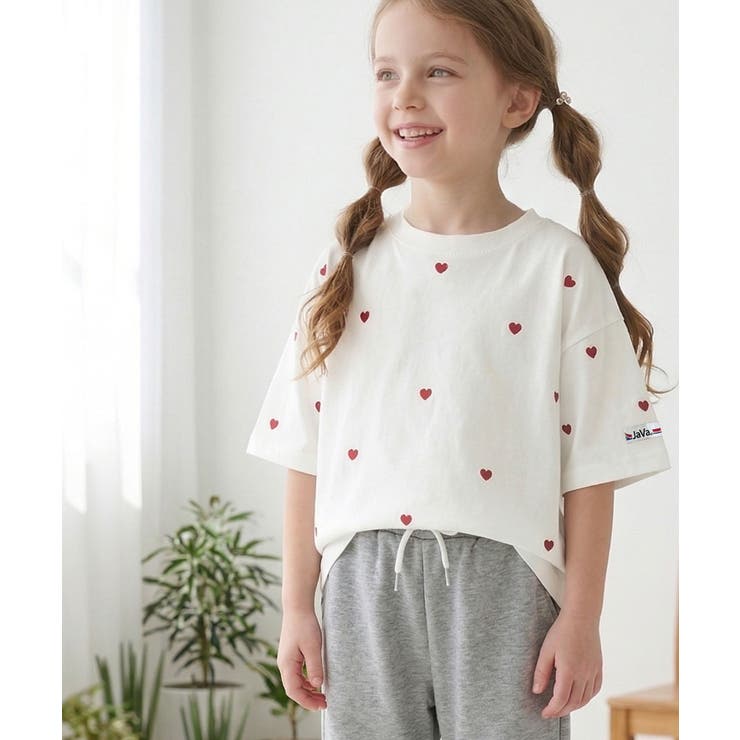 【キッズ】《JaVaジャバコラボ》親子お揃い リンクコーデできちゃう！ミニハート… | Classical Elf kids | 詳細画像6 