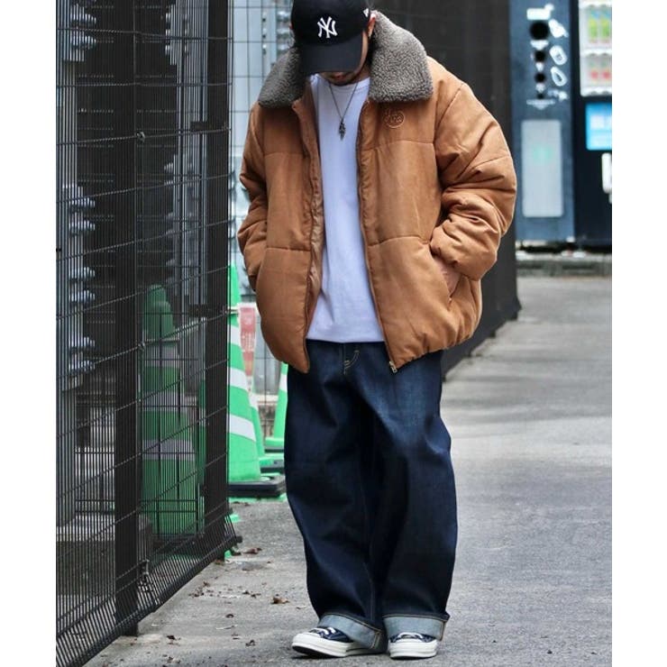 【スエード】襟ボア ジャケット（38） スエード】襟ボア ジャケット（38）