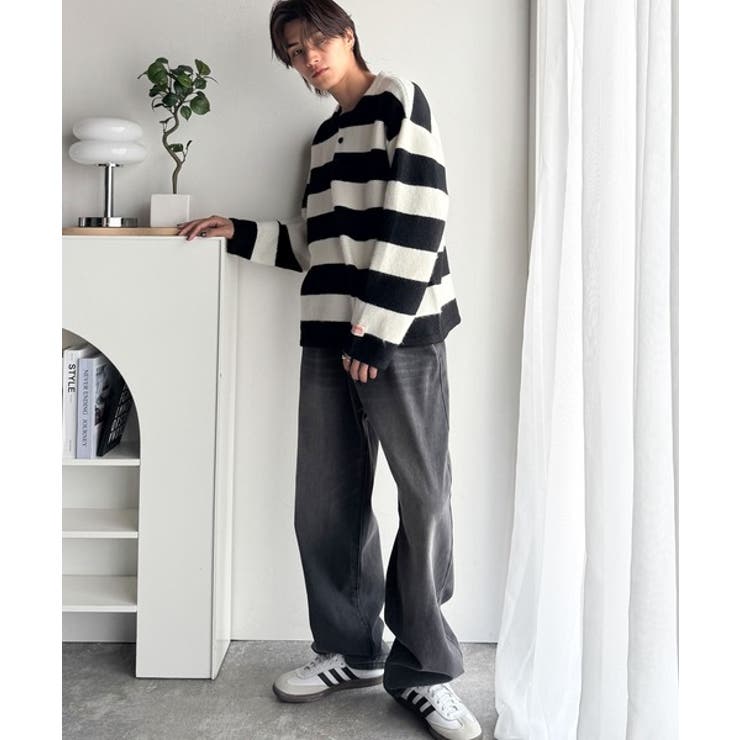 クラシカル×モダンな一枚。ラガーデザインリラックスニット | Classical Elf Men | 詳細画像18 