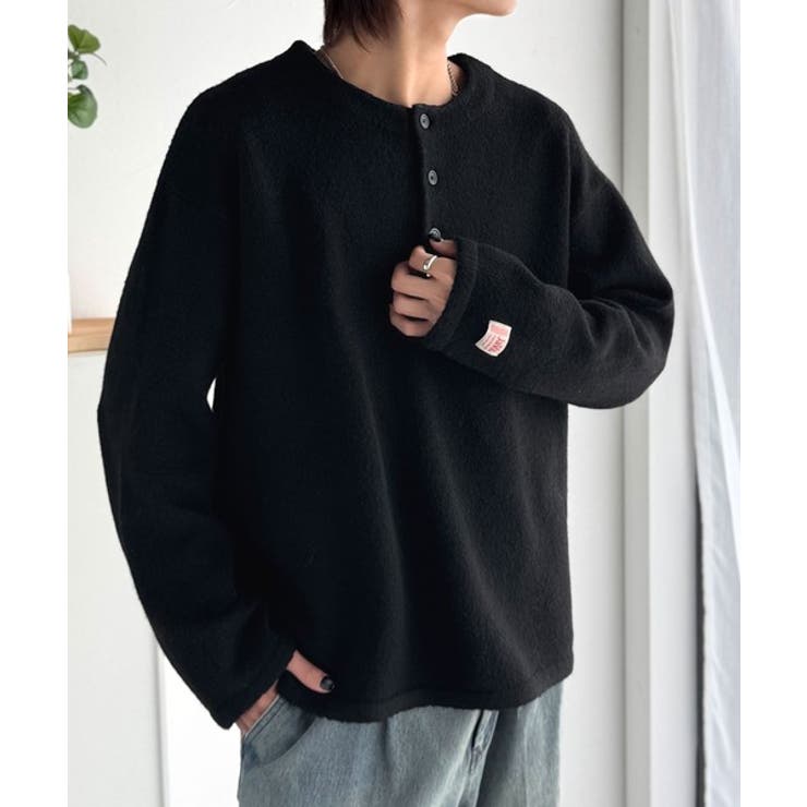 クラシカル×モダンな一枚。ラガーデザインリラックスニット | Classical Elf Men | 詳細画像1 