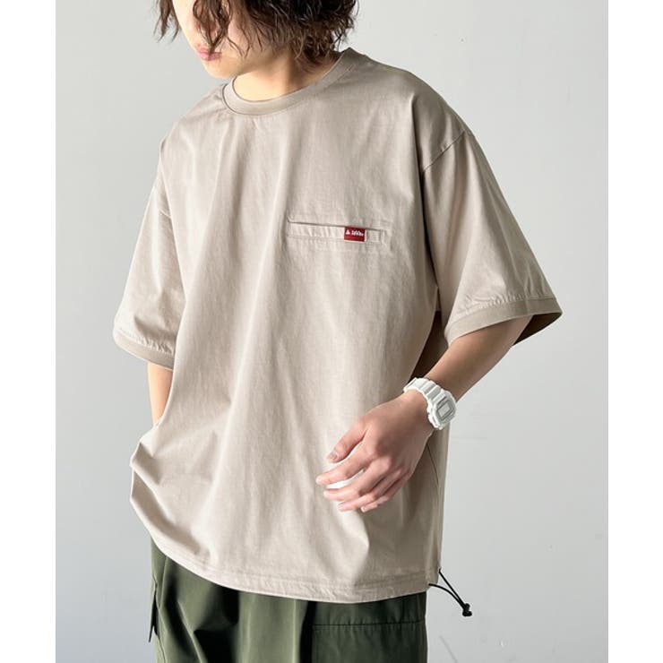 綿100％。大人のこなれカジュアル。シルケット素材裾ドロストオーバーサイズTシャ… | Classical Elf Men | 詳細画像7 