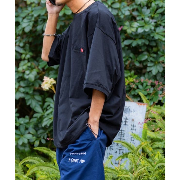 綿100％。大人のこなれカジュアル。シルケット素材裾ドロストオーバーサイズTシャ… | Classical Elf Men | 詳細画像9 