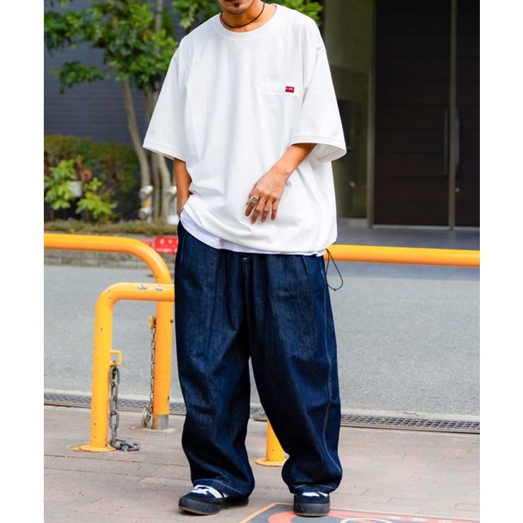 綿100％。大人のこなれカジュアル。シルケット素材裾ドロストオーバーサイズTシャ… | Classical Elf Men | 詳細画像2 