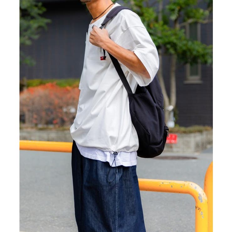 綿100％。大人のこなれカジュアル。シルケット素材裾ドロストオーバーサイズTシャ… | Classical Elf Men | 詳細画像3 