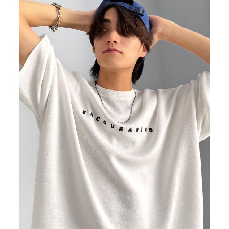 オフホワイト | 《JaVaジャバコラボ》Tシャツにはない品格を。ロゴプリントオーバーサイズサマー… | Classical Elf Men